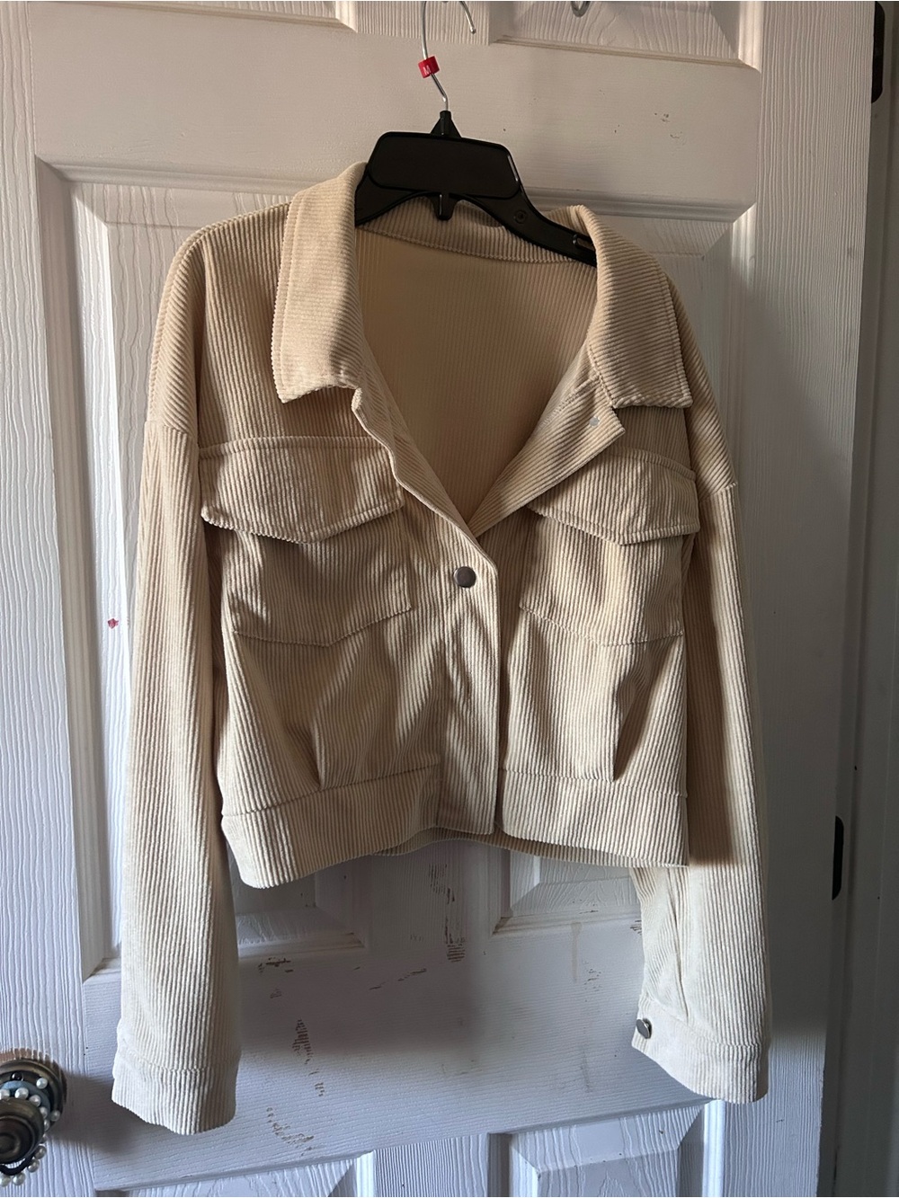 Cream corduroy jacket